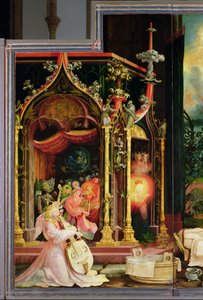 Concert van Engelen van het Isenheim Altaarstuk, c.1512-16 door Matthias Grünewald